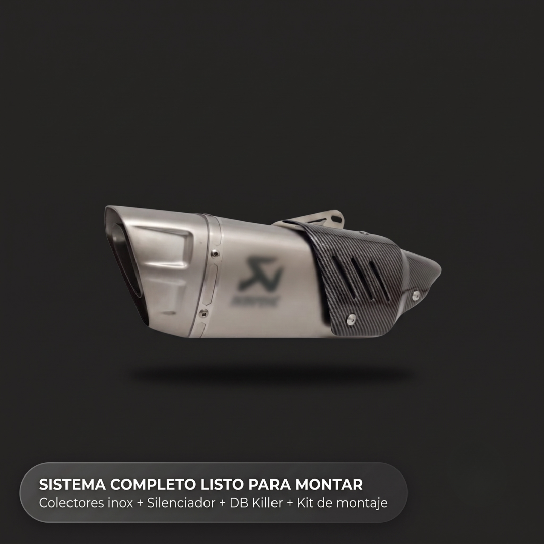 Escape completo Yamaha MT-07 2014-2026